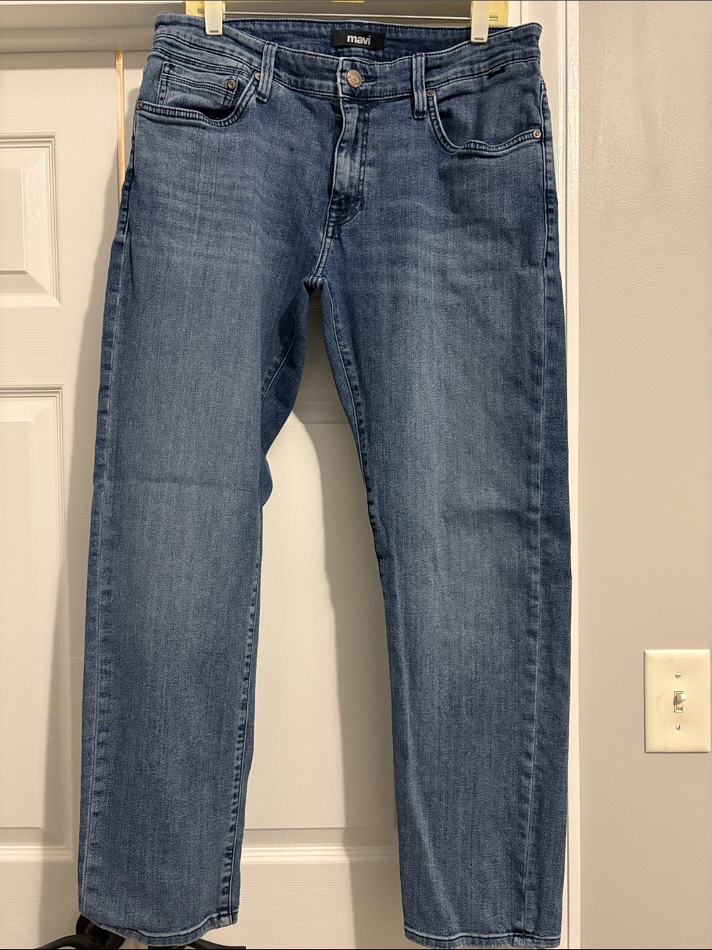 Mavi Men's Medium Blue Straight Jeans